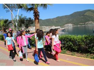 Gaziantepli 40 öğrenci ilk kez denizi gördü