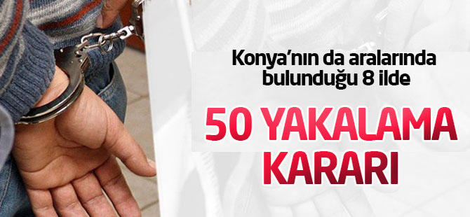 Aksaray merkezli 8 ilde FETÖ/PDY operasyonu