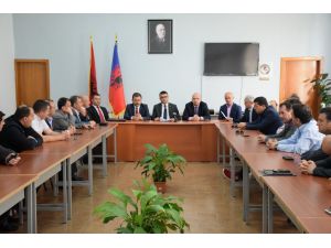 Türk polisinden Arnavutluk polisine eğitim