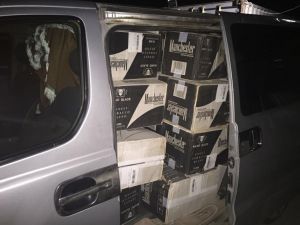 Van'da kaçak sigara operasyonu