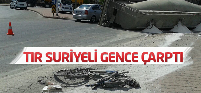 Konya'da tır Suriyeli gence çarptı