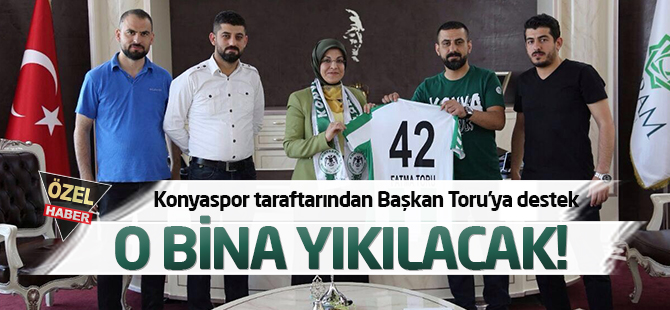 Başkan Toru'ya Konyaspor taraftarından tam destek