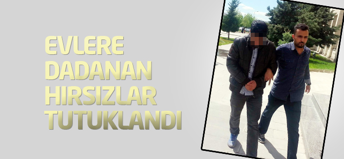 Evlere dadanan hırsızlar tutuklandı