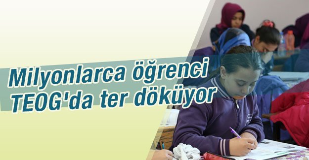 TEOG maratonu başladı