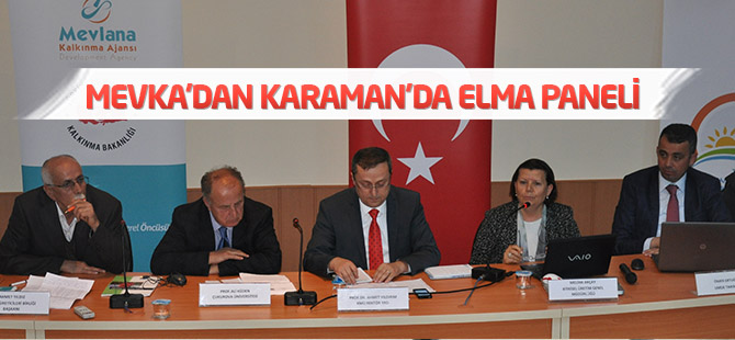 MEVKA’dan Karaman’da elma paneli
