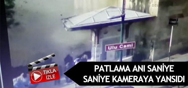 İşte Bursa'daki patlama anı