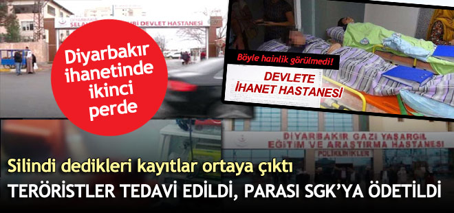 Teröristler tedavi edildi, parası SGK'ya ödetildi