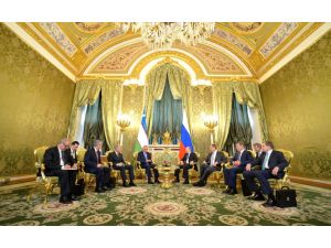 Özbekistan Devlet Başkanı Kerimov, Moskova'da