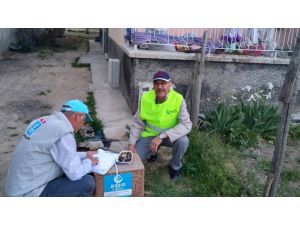 Seydişehir'de, Suriyeli ailelere yardım