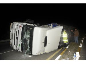 Düzce'de tır devridi: 2 yaralı