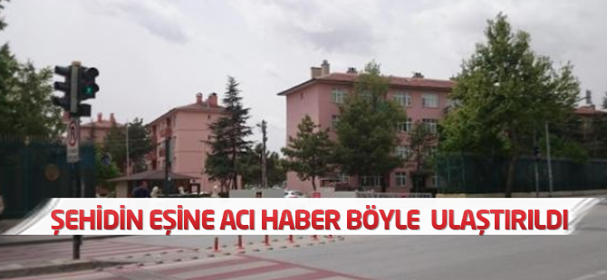 Konyalı şehidin eşi acı haberi okulda öğrendi