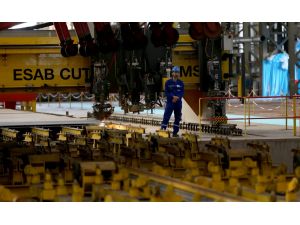 Amfibi hücum gemisi Anadolu'nun inşa başlangıç töreni