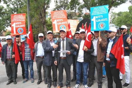 Konya’da 1 Mayıs kutlaması