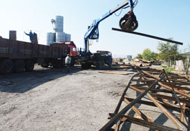 Talatpaşa Köprüsü yıkılıyor