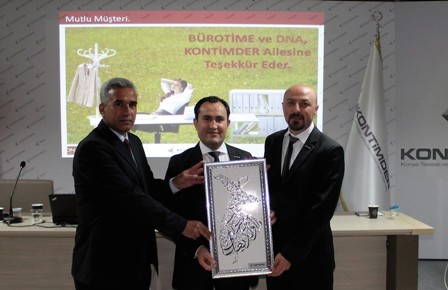 Mevlüt Tosunoğlu KONTİMDER’e misafir oldu
