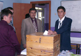 Okullarda seçim heyecanı