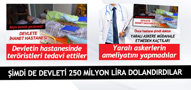 PKK’nın doktorları SGK’yı dolandırdı