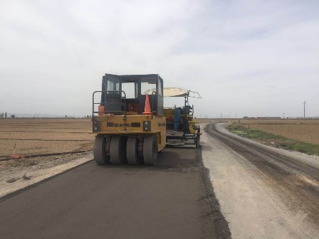 Türkmen-Zengen yolu genişliyor