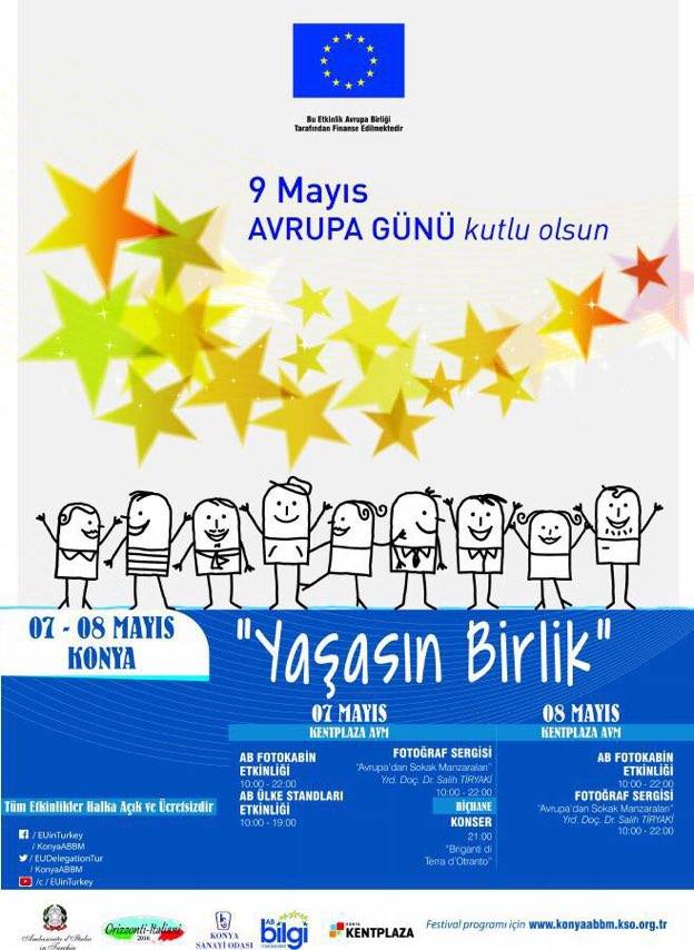 Konya’da Avrupa Günü kutlanacak