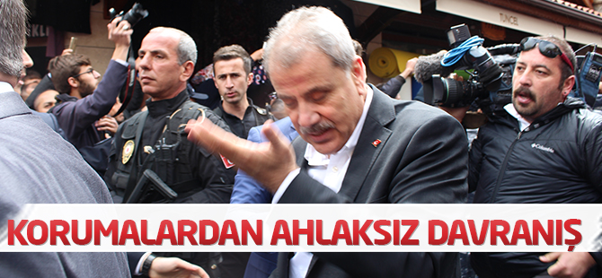 Korumalardan ahlaksız tavır