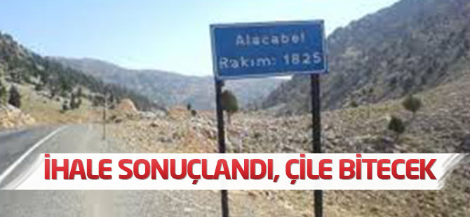 Alacabel Tünelinde Çalışmalar Başlıyor