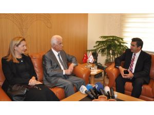 KKTC 3. Cumhurbaşkanı Eroğlu Kayseri'de