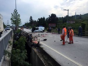 Düzce'de trafik kazası: 1 ölü