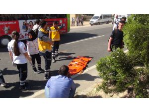 Kamyonetin çarptığı anne ve oğlu öldü