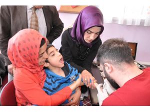 38 engelliye "Sevgi İzi" yapıldı