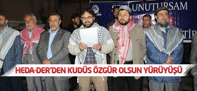 HEDA – DER’den Kudüs yürüyüşü