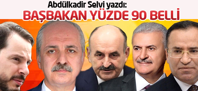 AK Parti Kulislerinde Başbakan Yüzde 90 Belli