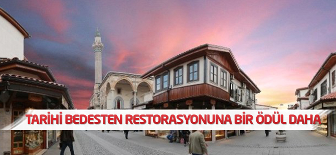 Tarihi Bedesten Restorasyonuna Bir Ödül Daha