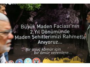 Soma şehitleri anılıyor