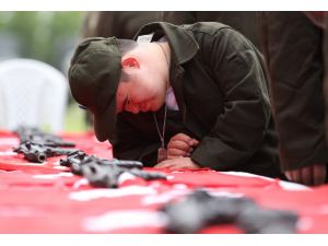 Engellilerin bir günlük askerlik heyecanı