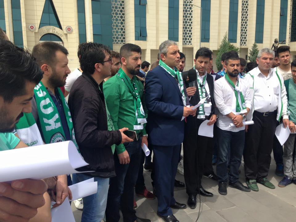 Taraftarlardan temsilciye suç duyurusu