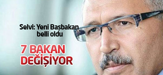 Selvi: Yeni Başbakan belli oldu