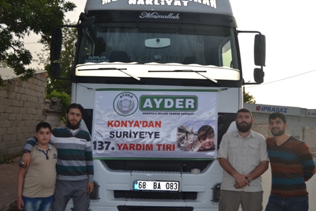 AYDER’den bir yardım TIR’ı daha