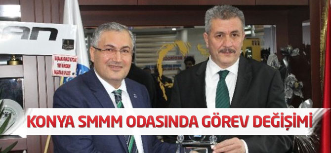 Konya Smmm Odasında Görev Değişimi