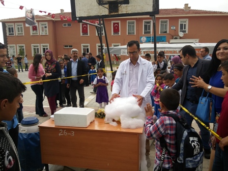 Cihanbeyli'de Bilim Fuarı açıldı