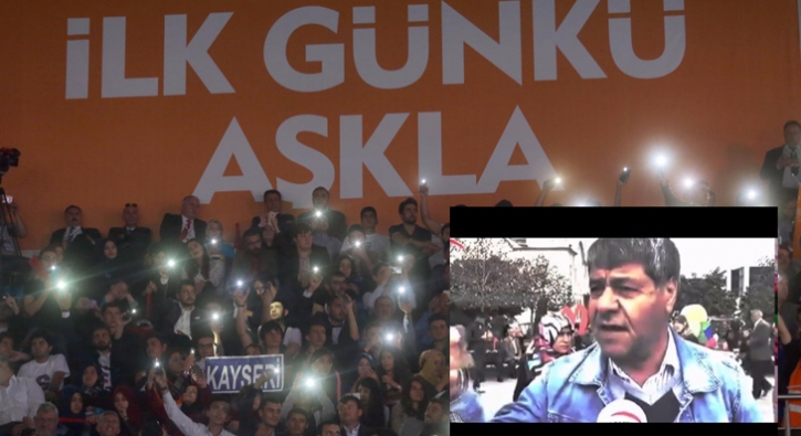 AK Parti kongresinde sürpriz isim