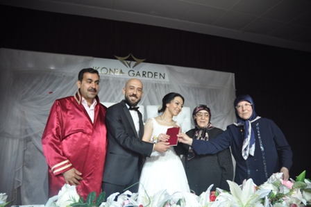 Emine ile Gürcan mutluluğa evet dedi