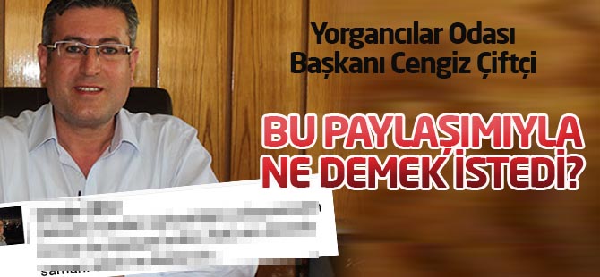 Oda başkanı kime hakaret etti?