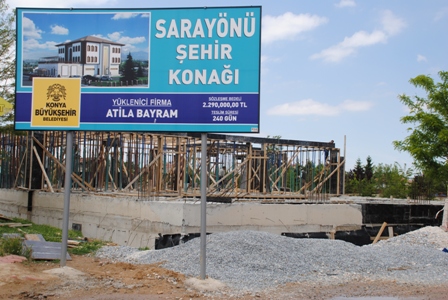 "Şehir Konağı" inşaatı devam ediyor