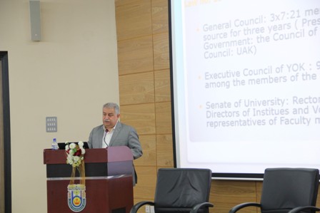 Prof. Dr. Şeker, konferansa katıldı