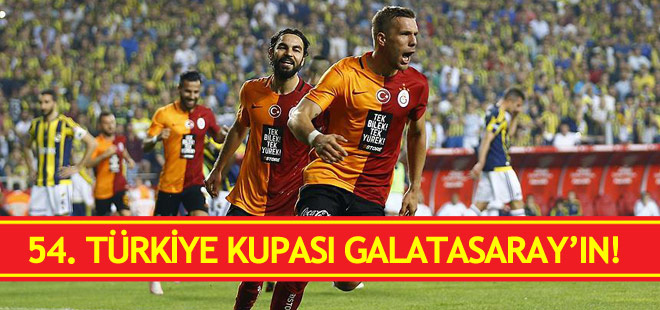 54. Türkiye Kupası Galatasaray'ın