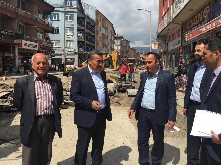 Alt yapı çalışmaları sürüyor