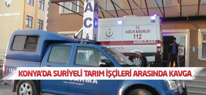 Konya'da Suriyeli Tarım İşçileri Arasında Kavga: 6 Yaralı