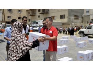 Kızılay'dan Gazze'ye yardım eli