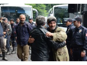 Zonguldak'ta maden işçilerinin maaş eylemine son vermesi