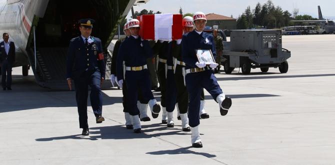 Şehit Düzenli'nin Naaşı Konya'ya Getirildi